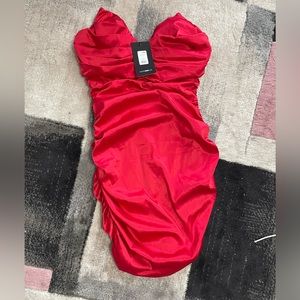 Fashion Nova Ruched Dress